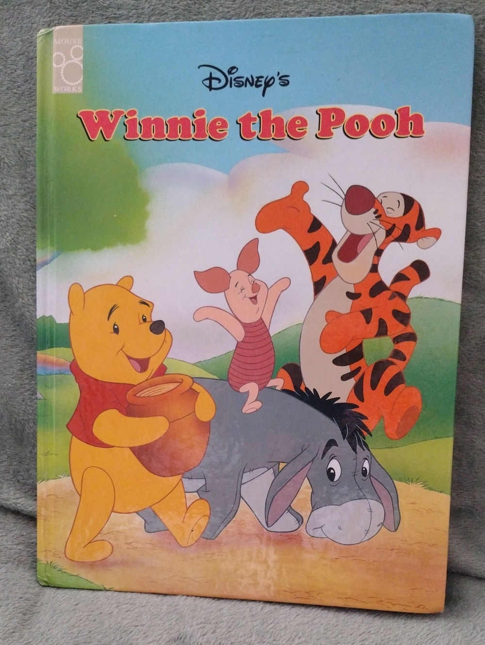 3/$15 - Disney Winnie the Pooh Kids Book/Mouse Works 1995 Hardcover